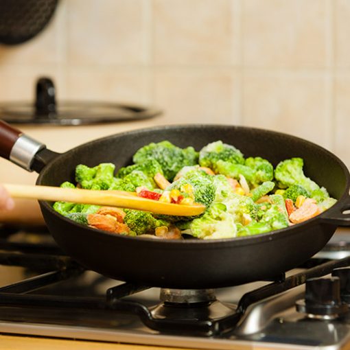 Legumes congelados higienizados prontos para consumo